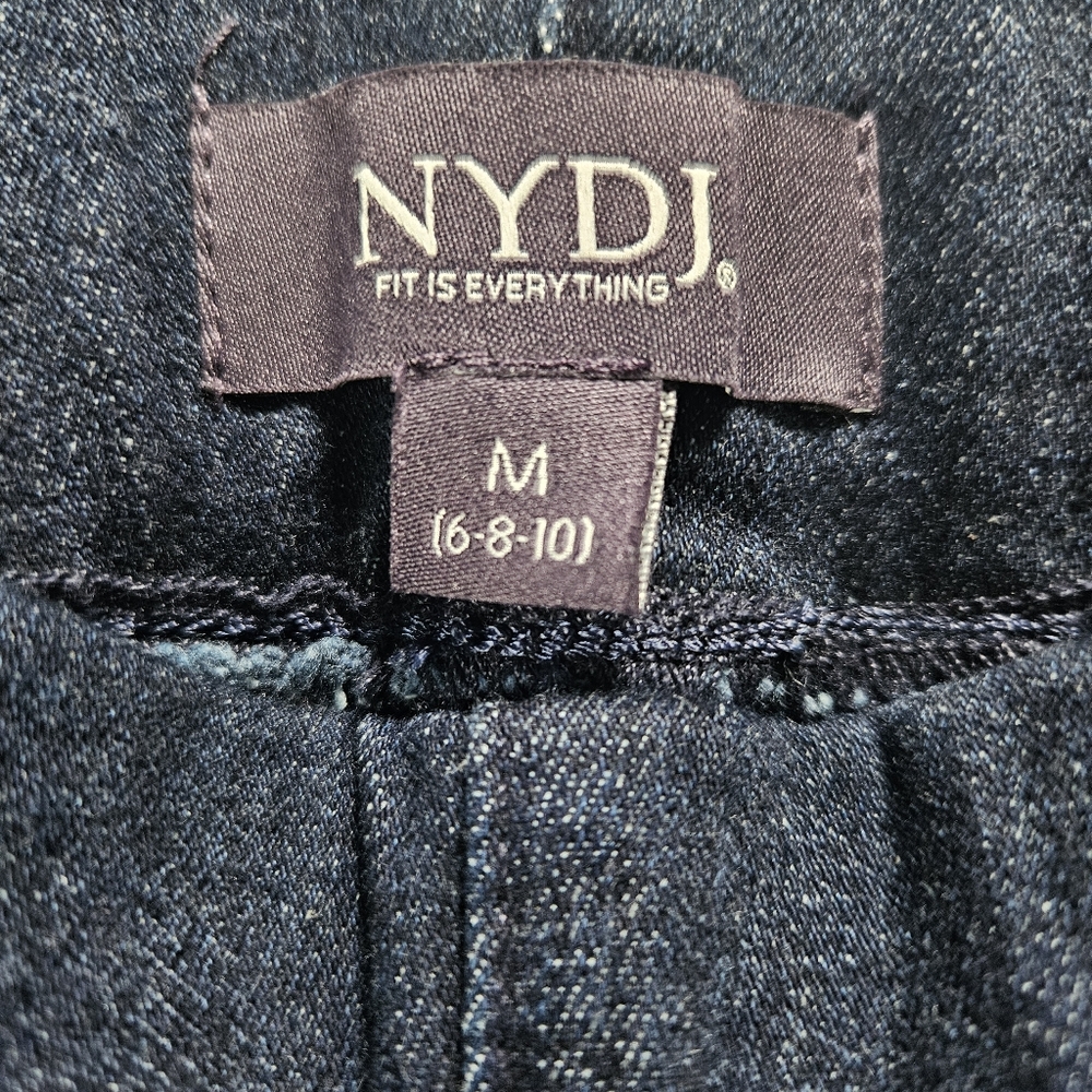 NYDJ Women's Deep Indigo Jeans Pull On